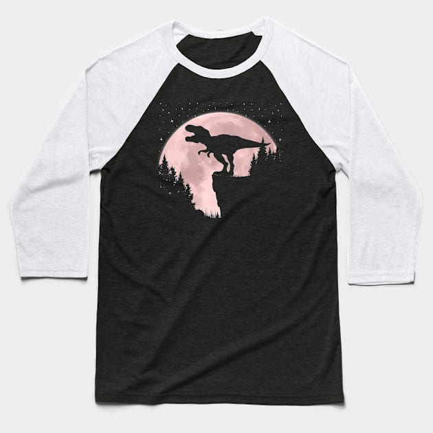 Dinosaur Trex Lover Baseball T-Shirt by Tesszero